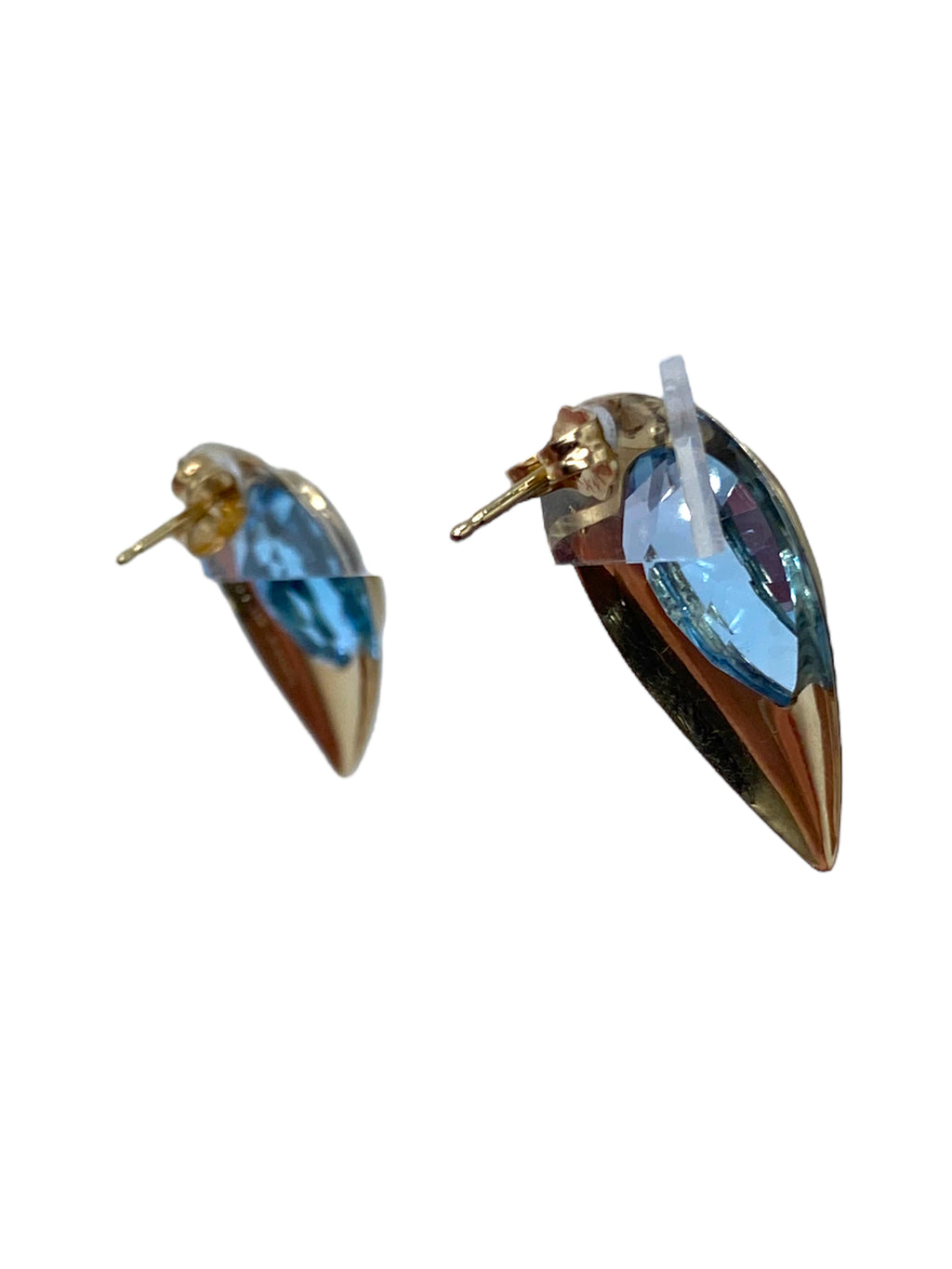14k Topaz Earrings