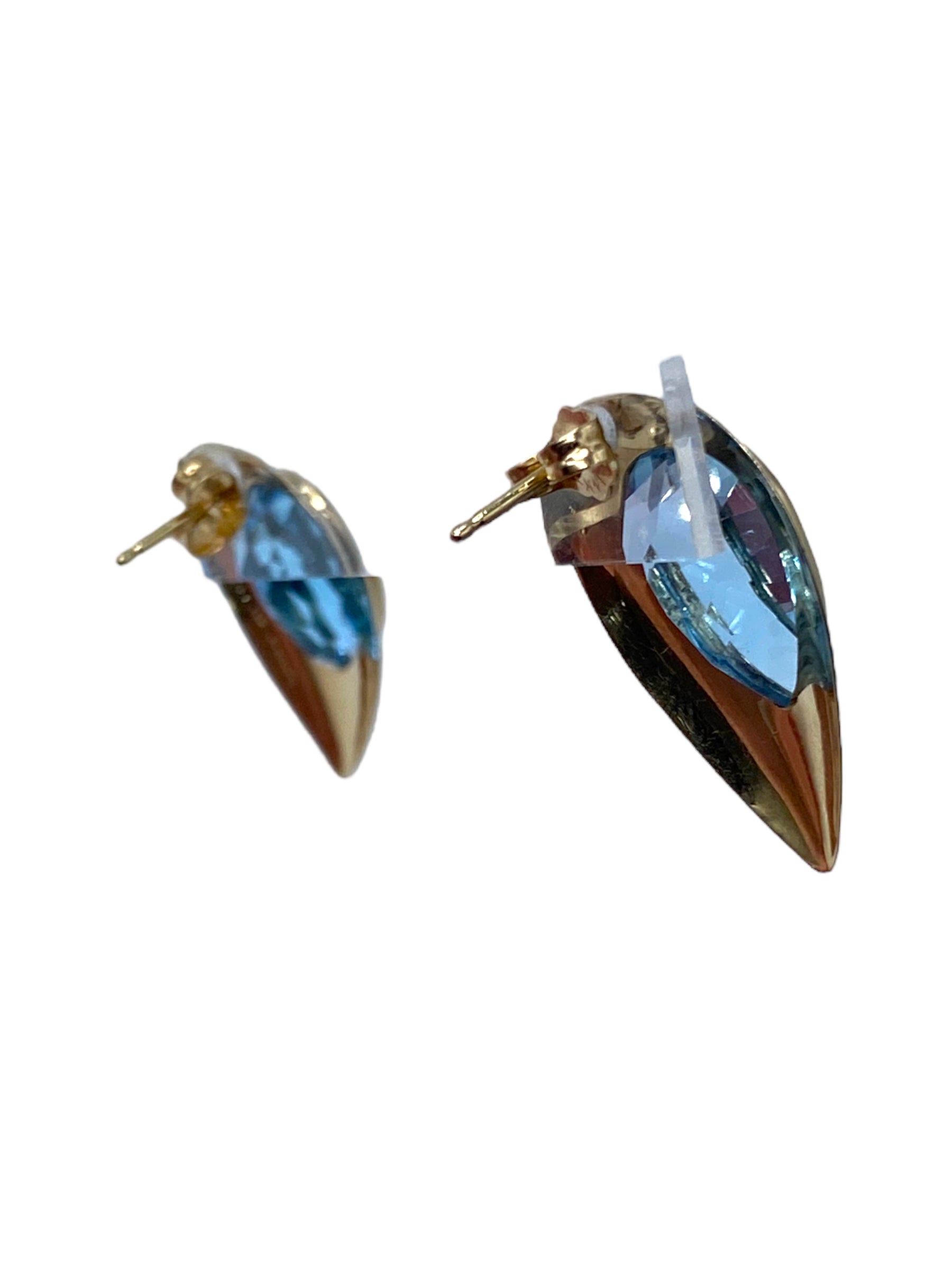 14k Topaz Earrings