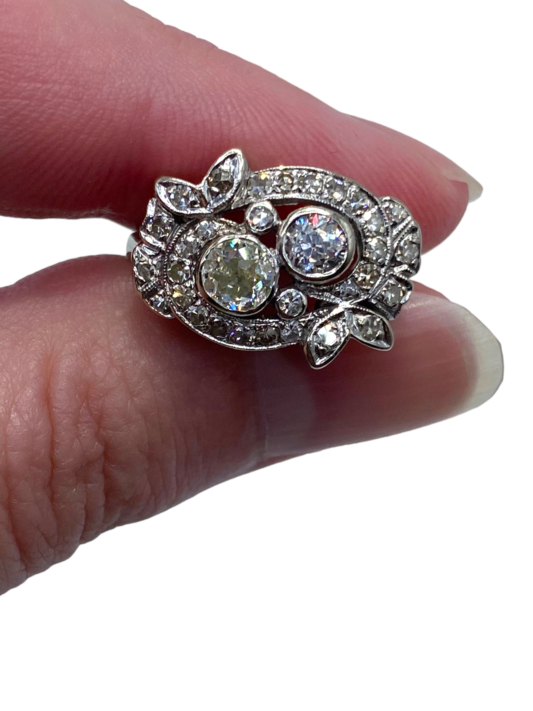 14k Diamond Cocktail Ring