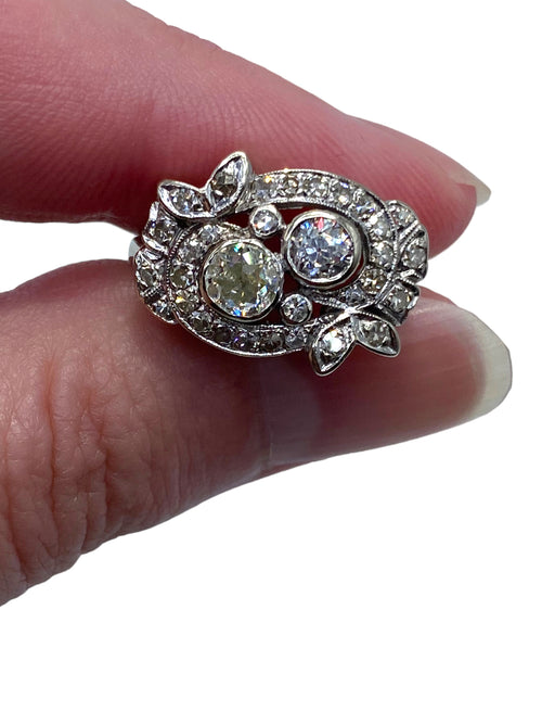 14k Diamond Cocktail Ring