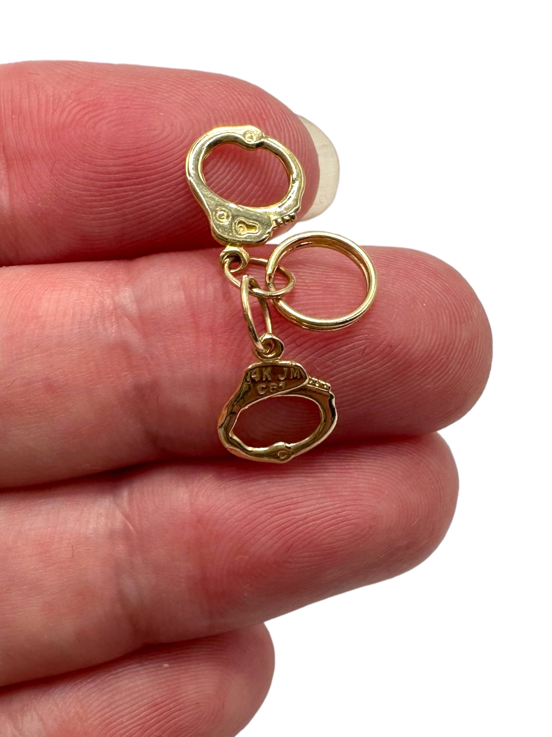 14k Handcuff Charm