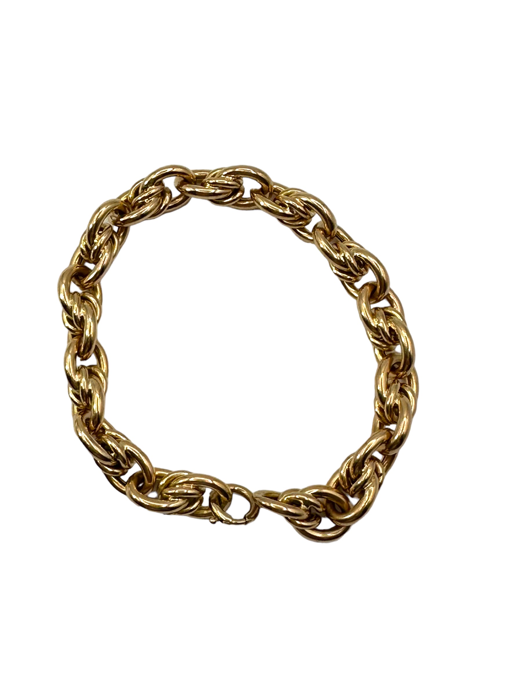 18k Fancy Link Bracelet