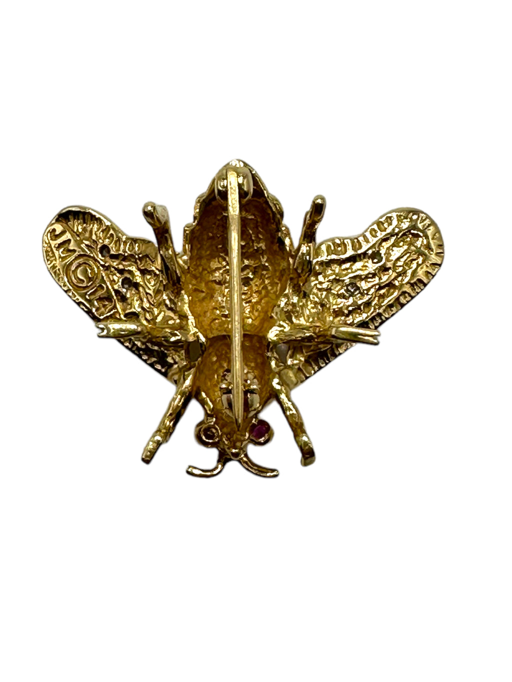 14k Diamond Large Bee Pin