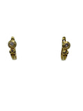 14k Diamond Leverback Earrings