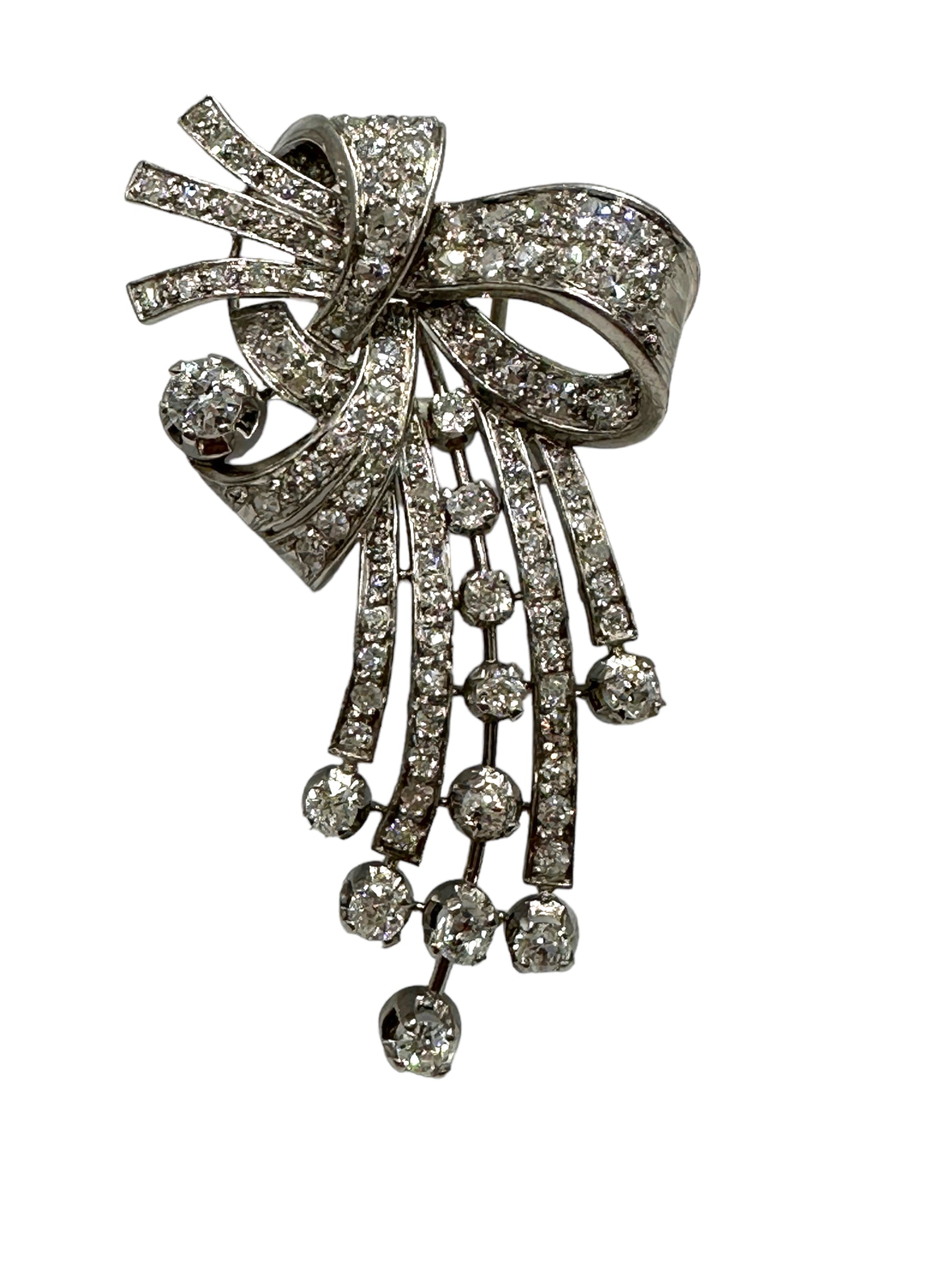 Platinum Diamond Fur Clip