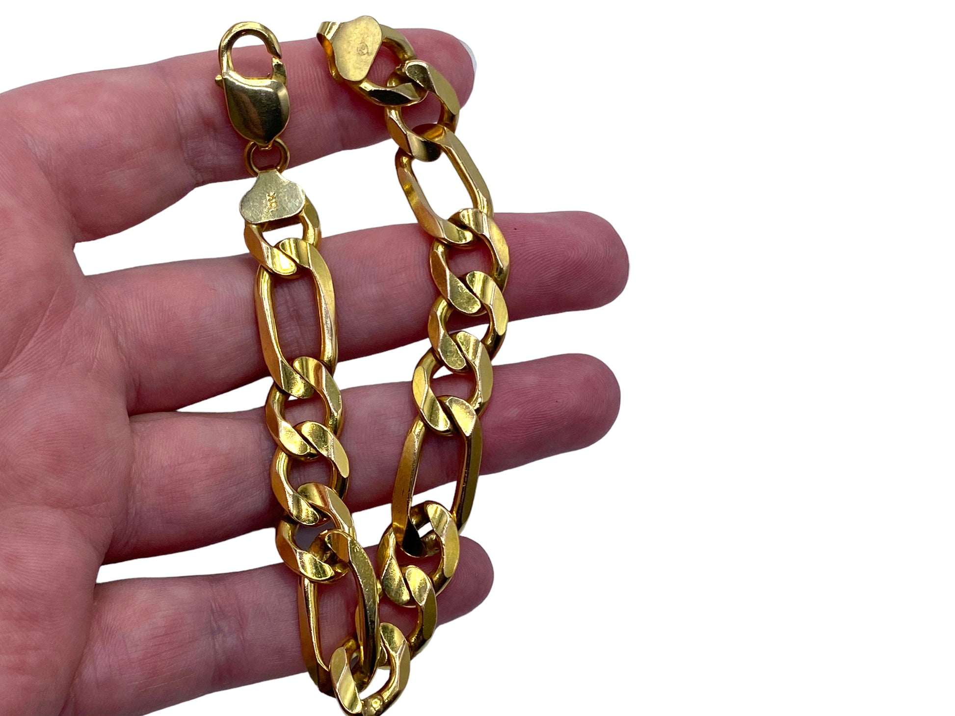 10k Figaro Link Bracelet
