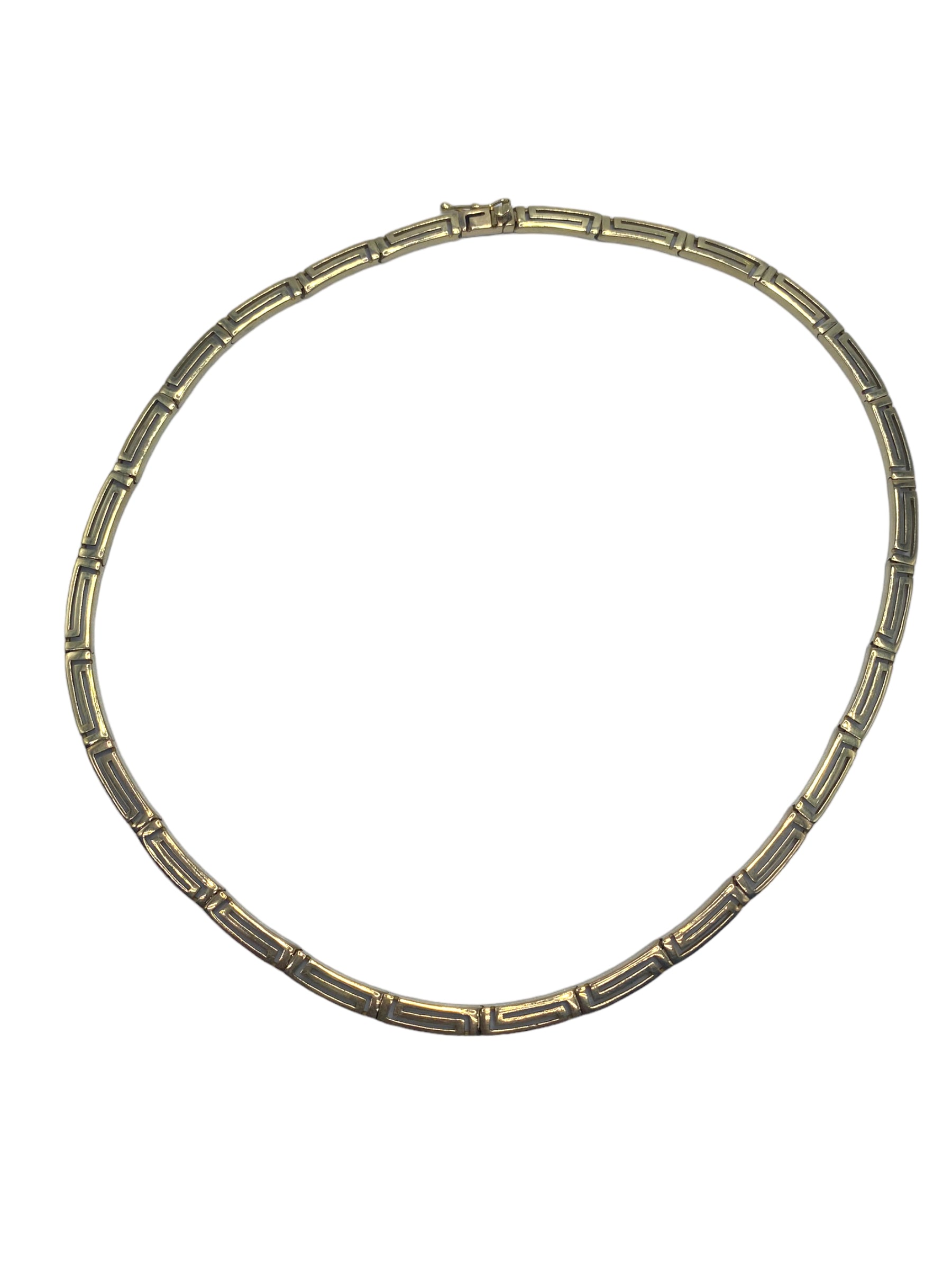 14k Greek Key Necklace