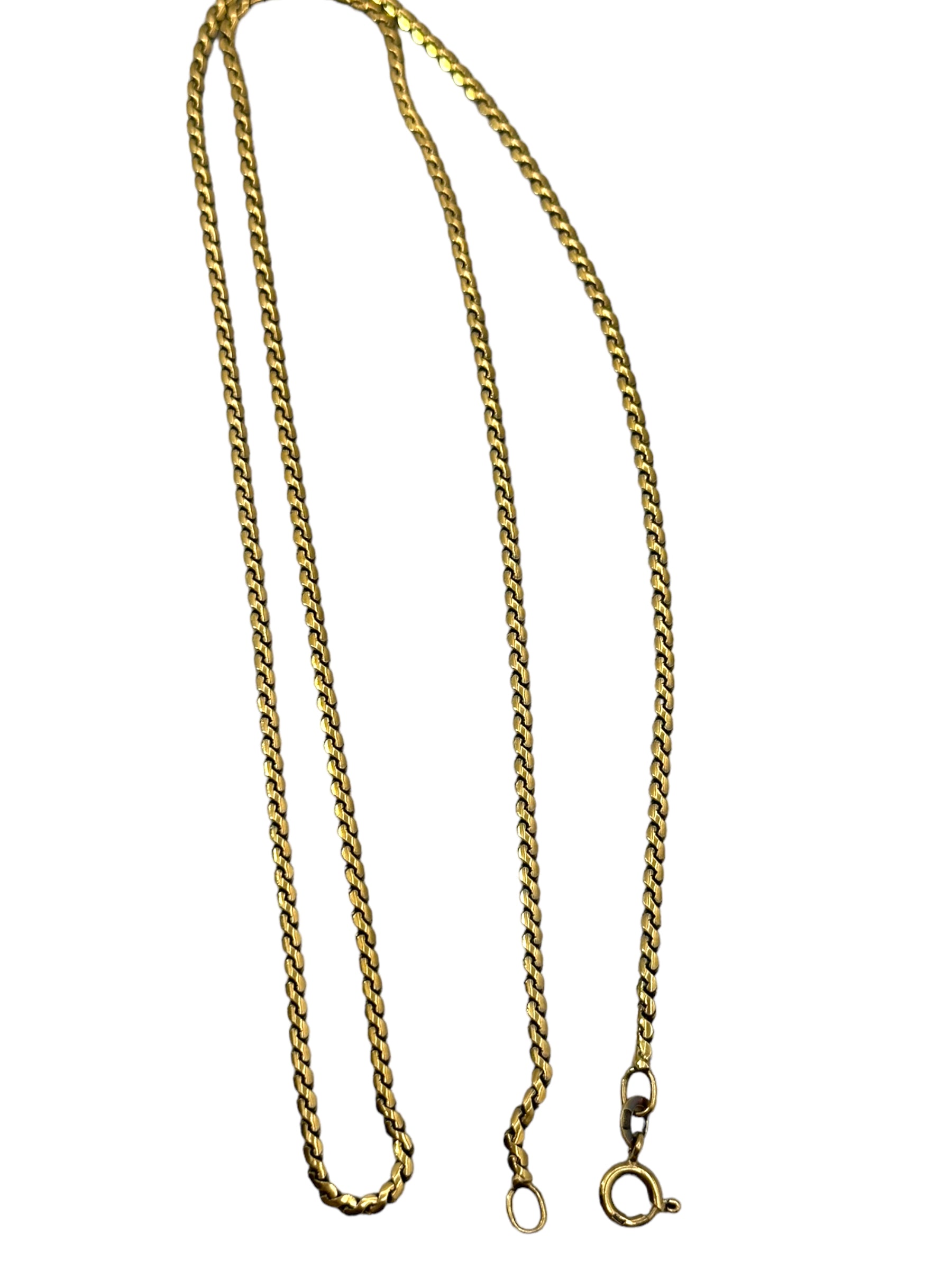 18k Uno A Erre Serpentine Link Necklace