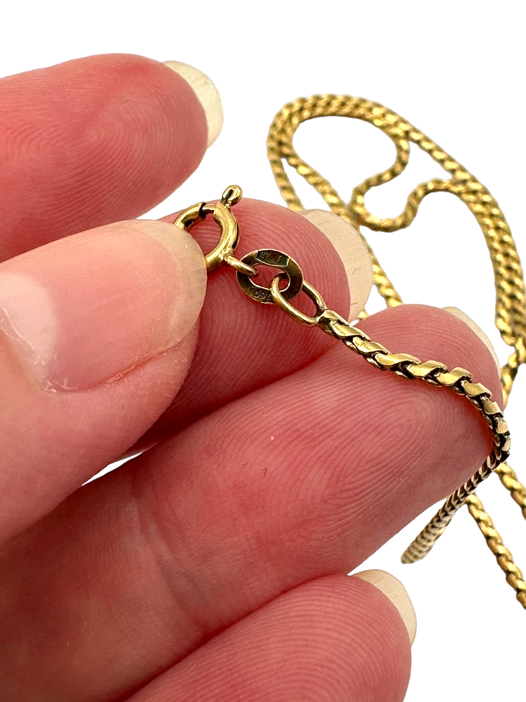 18k Uno A Erre Serpentine Link Necklace