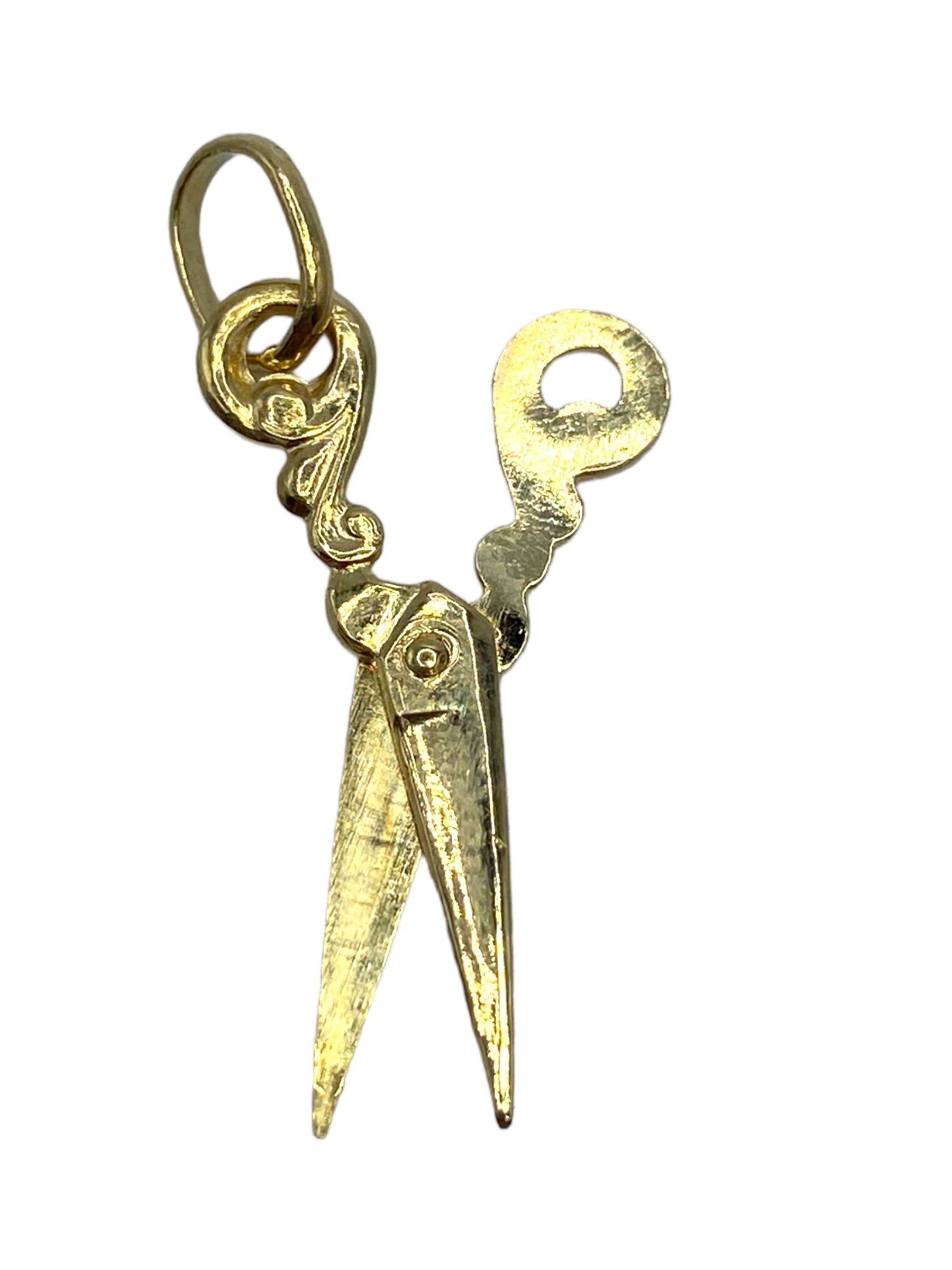 18k Scissors Charm