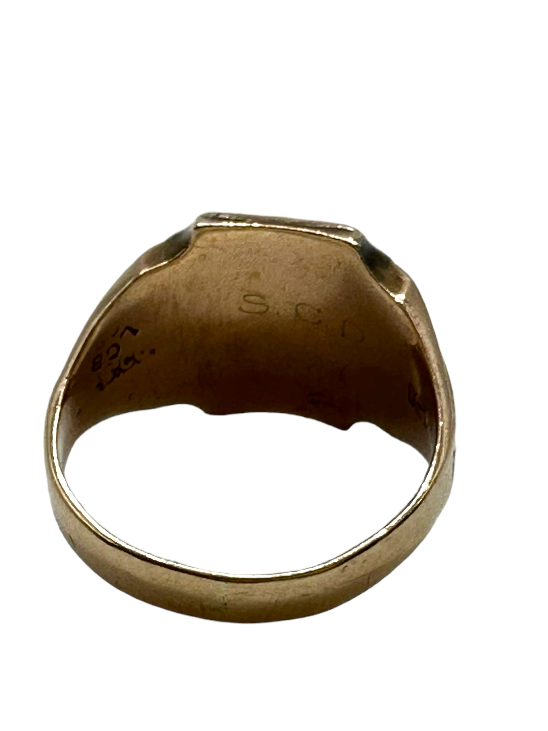 10k Art Deco Signet Ring