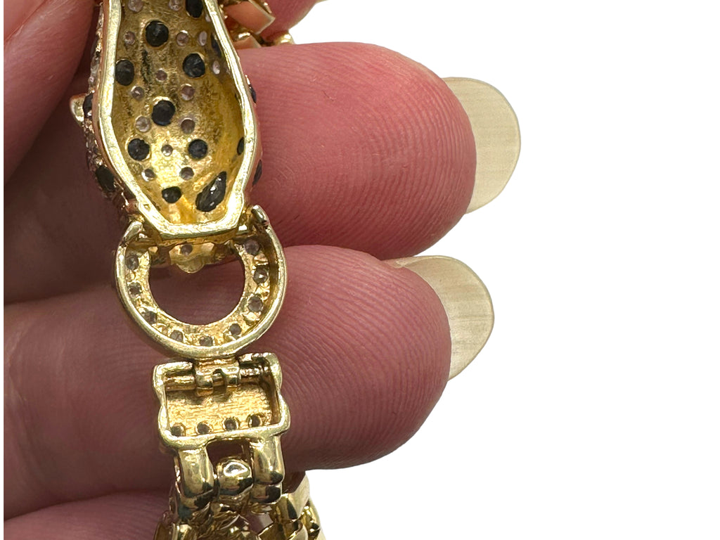 14k Panther Bracelet