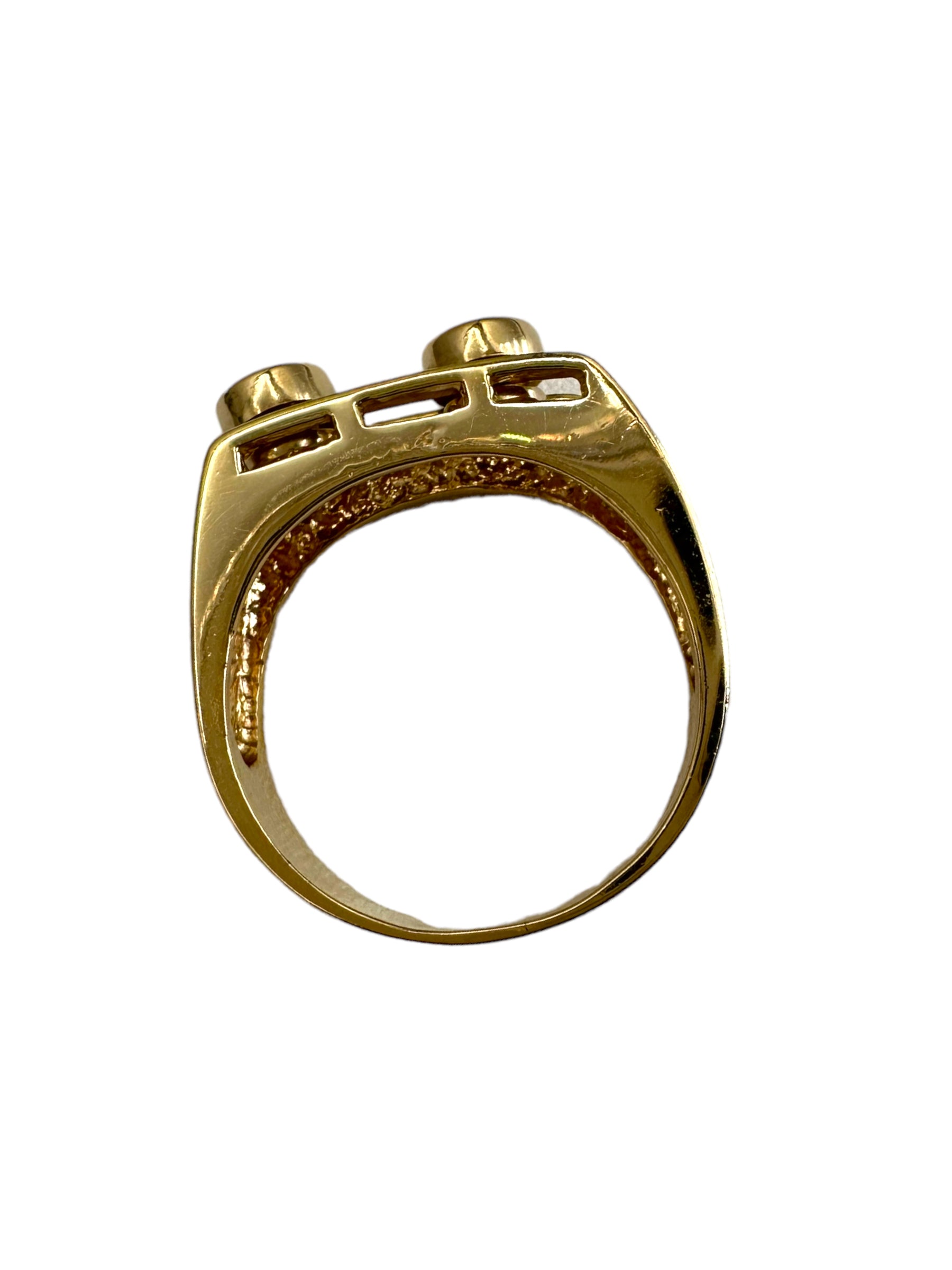 14k Diamond Slider Ring