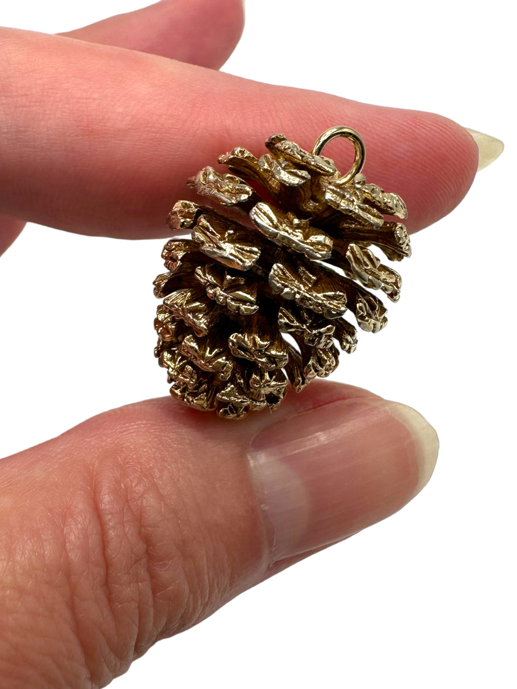 Silver Pinecone Pendant