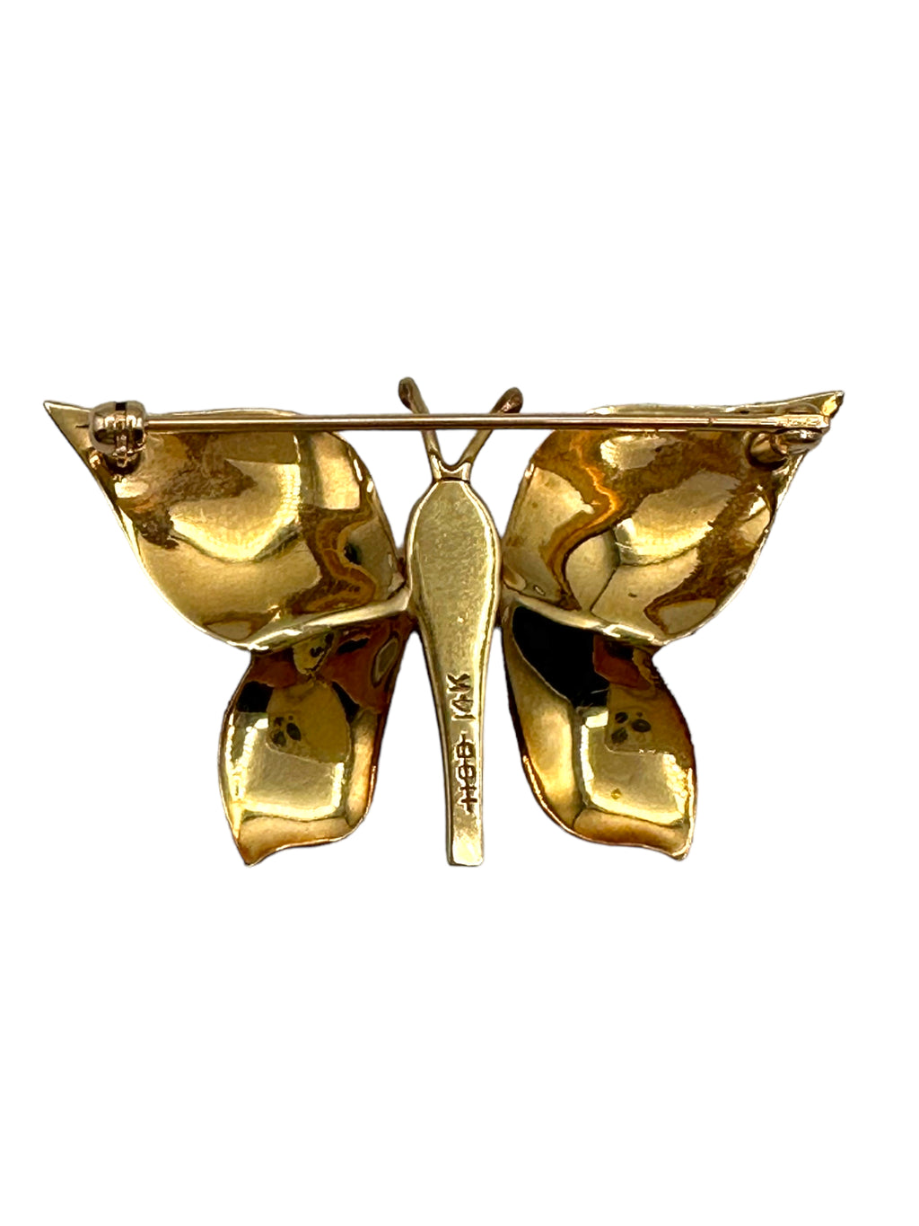 14k Butterfly Pin