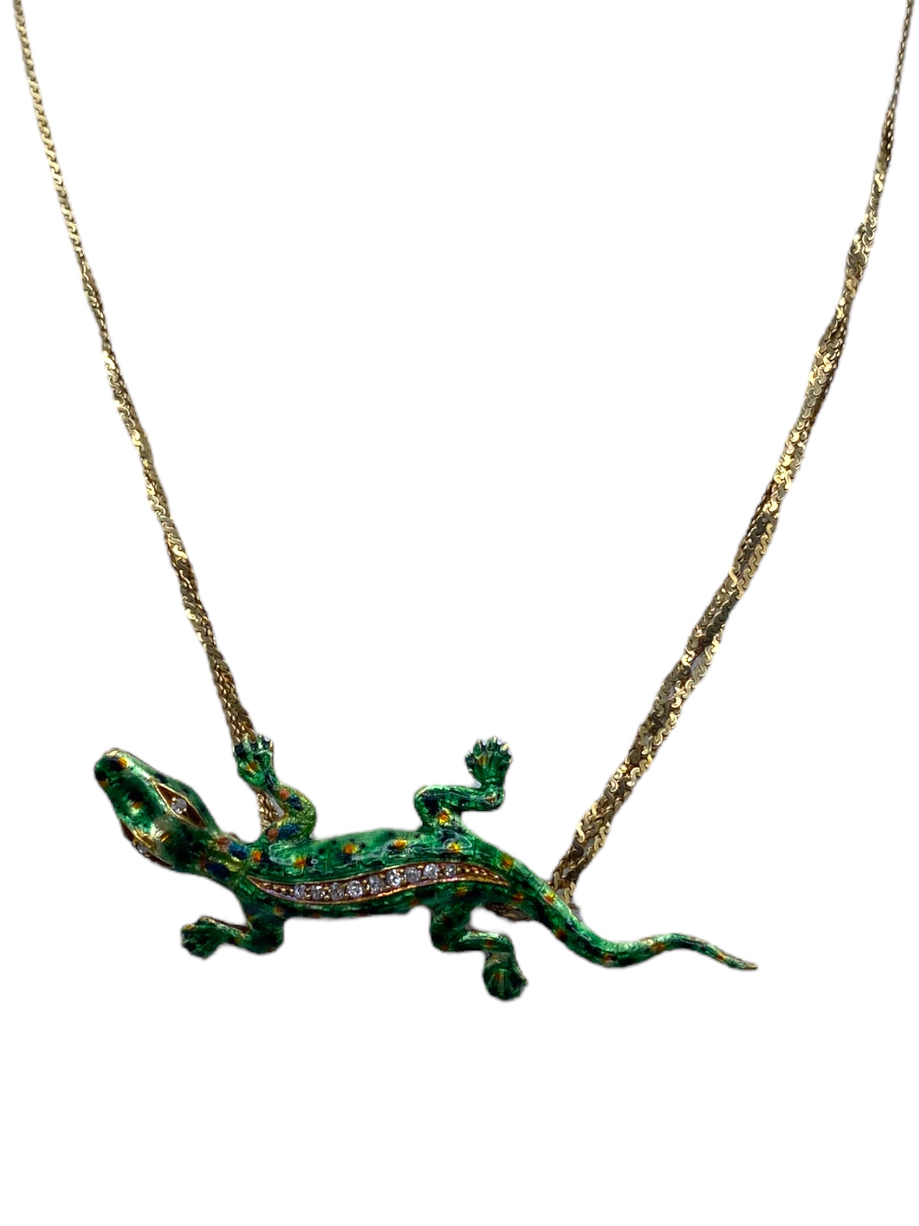14k Braided Chain Necklace