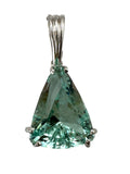 14k Aquamarine Enhancer Pendant