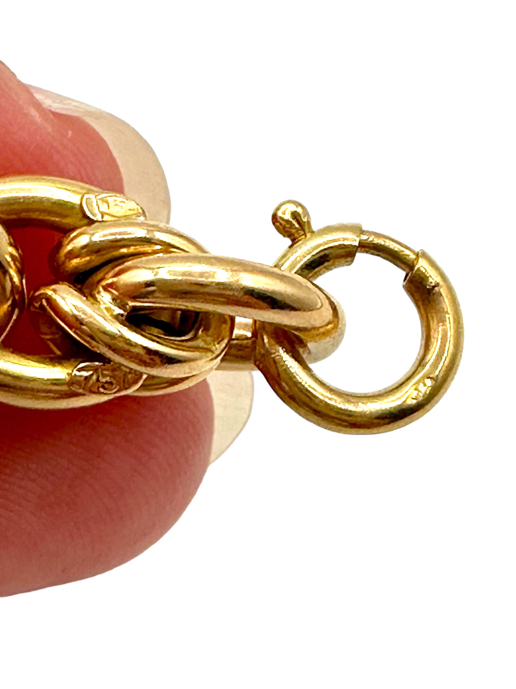 18k Fancy Link Bracelet