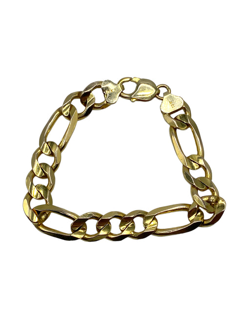 10k Figaro Link Bracelet