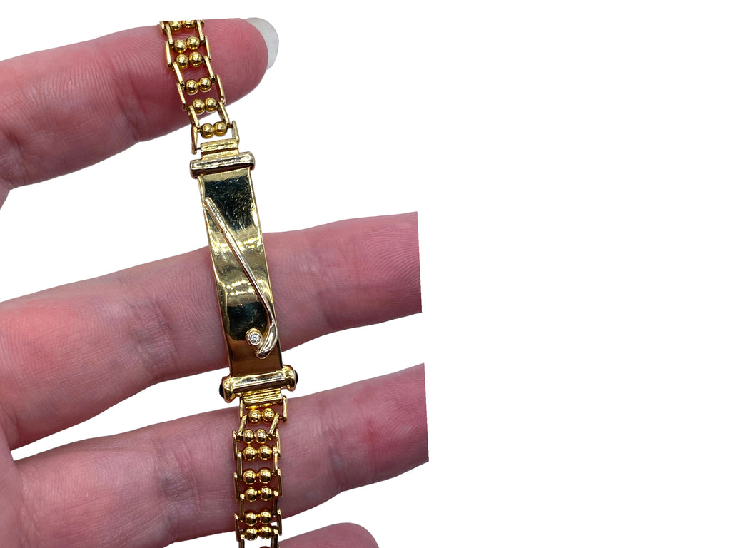 18k Golf Bracelet
