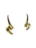 18k Swirly Dangle Earrings