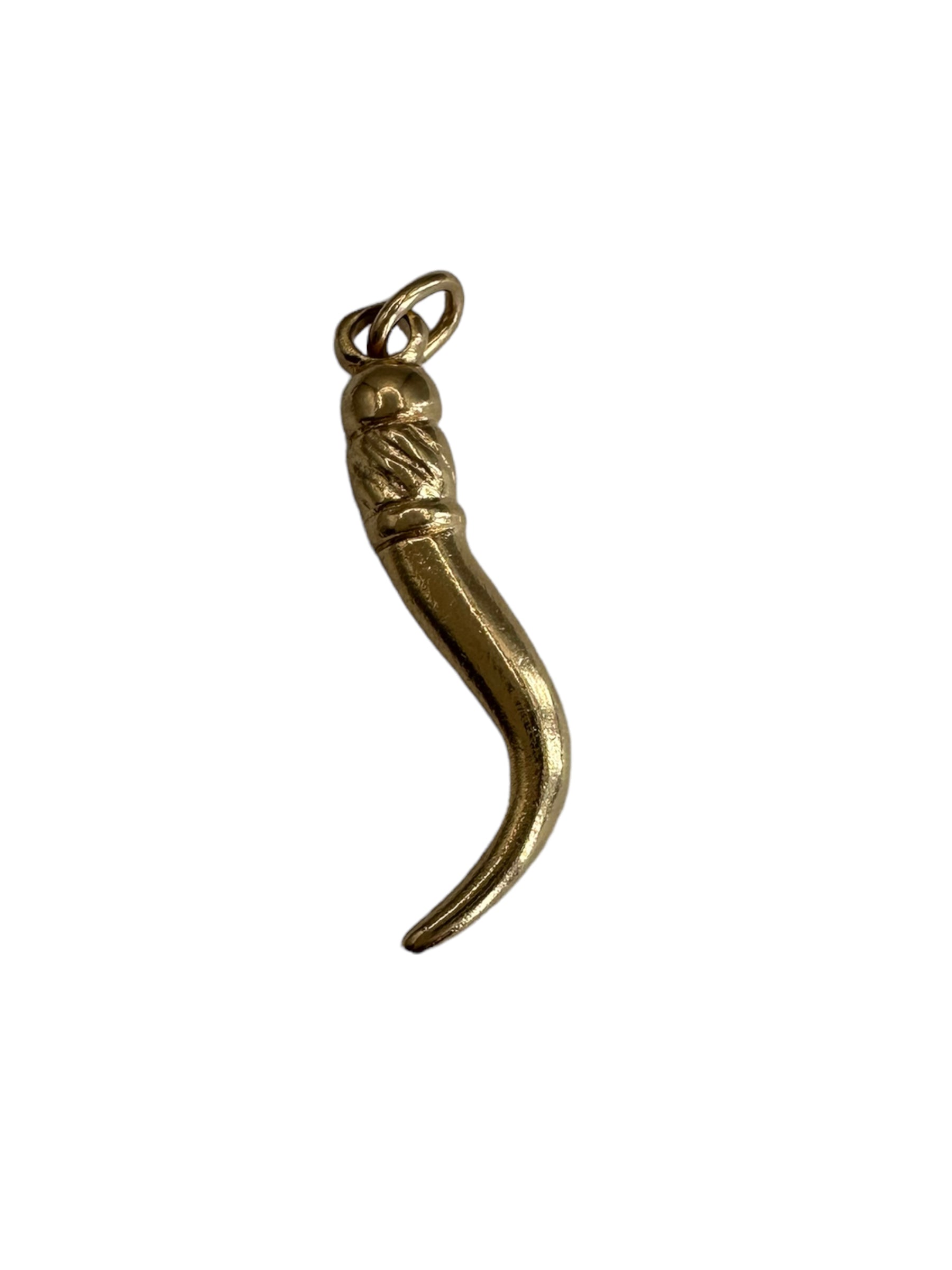 14k Cornicello Charm