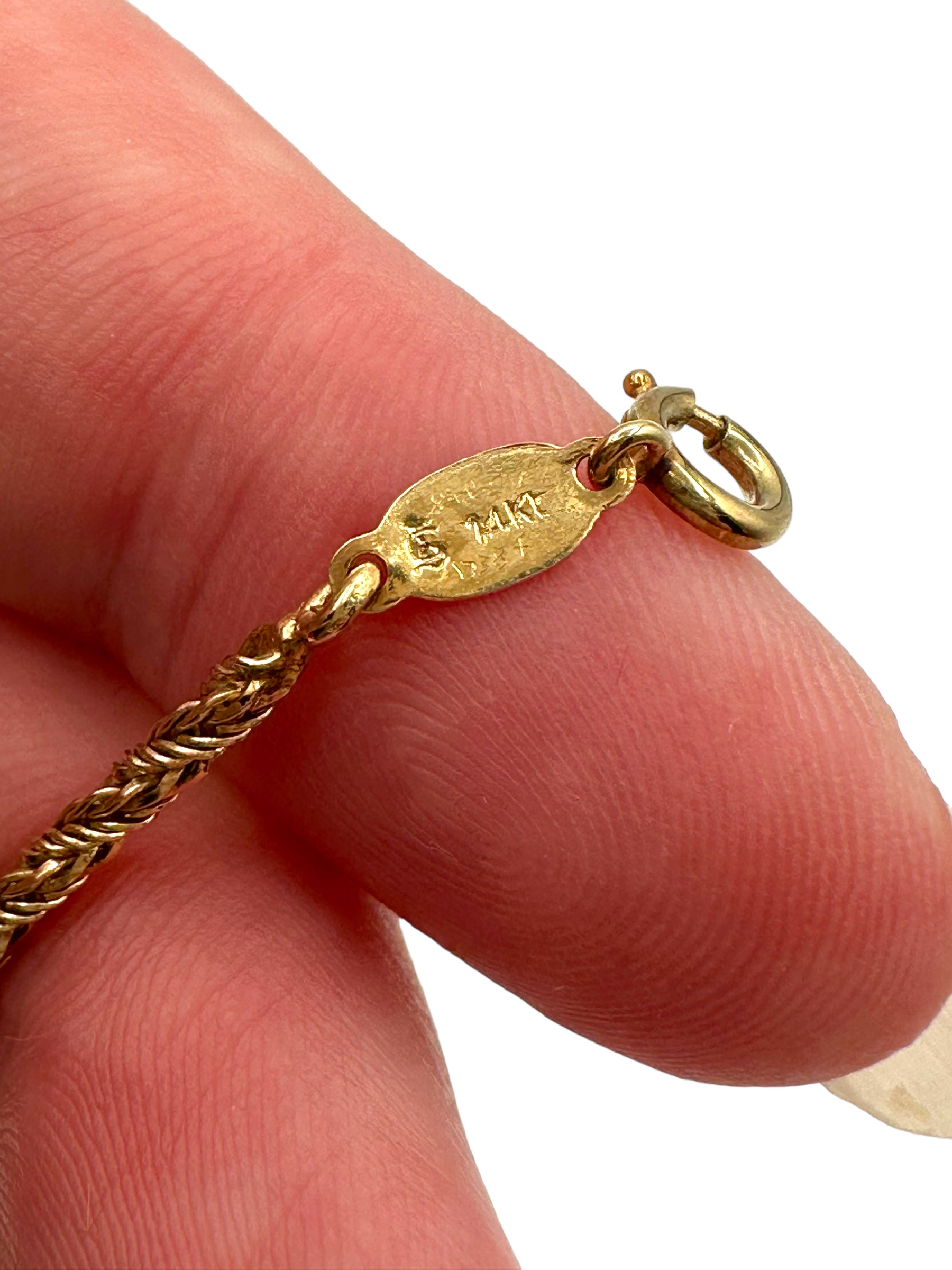 14k Grosse Necklace