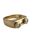 14k Diamond Slider Ring