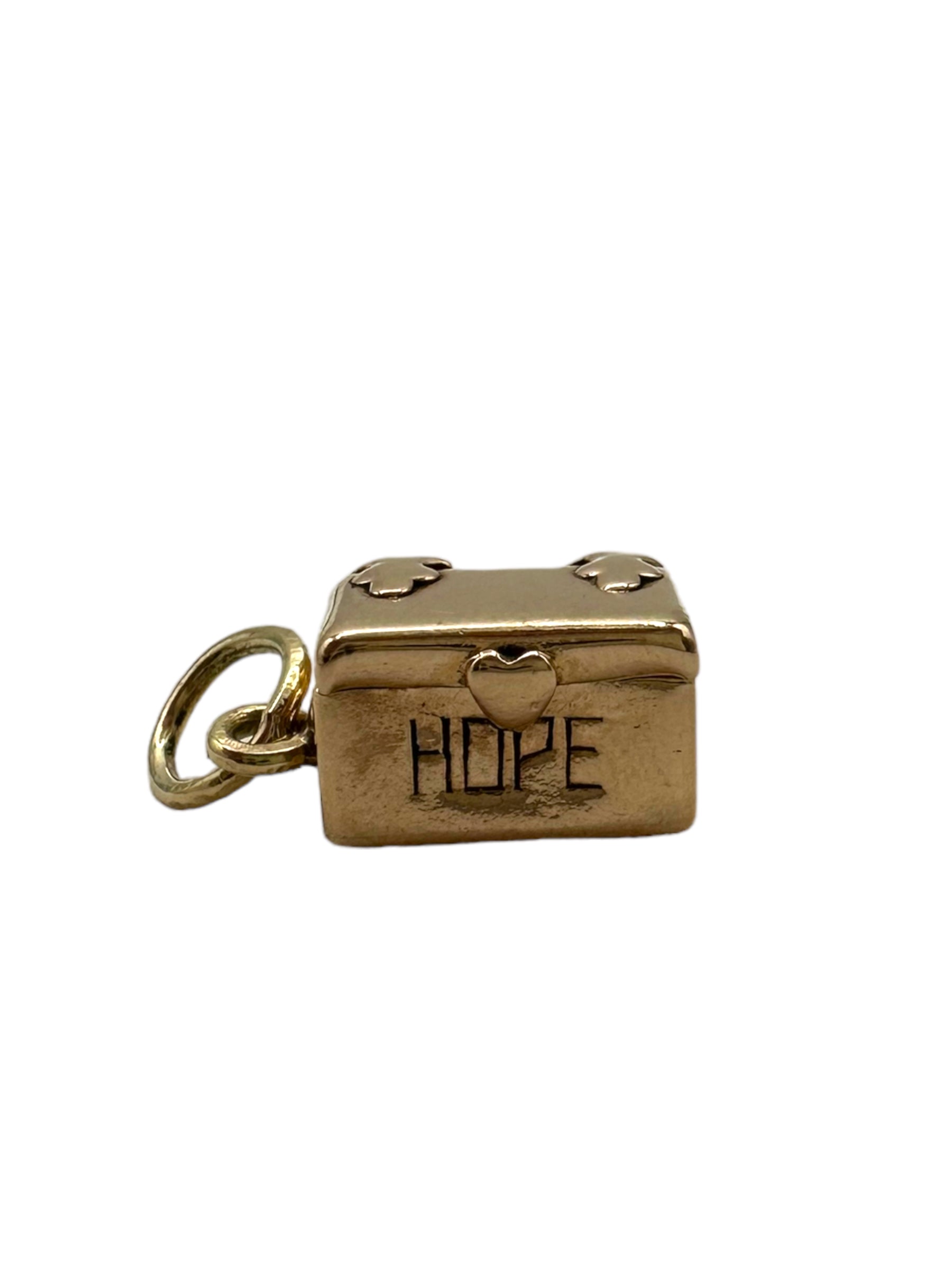 14k Hope Chest Charm