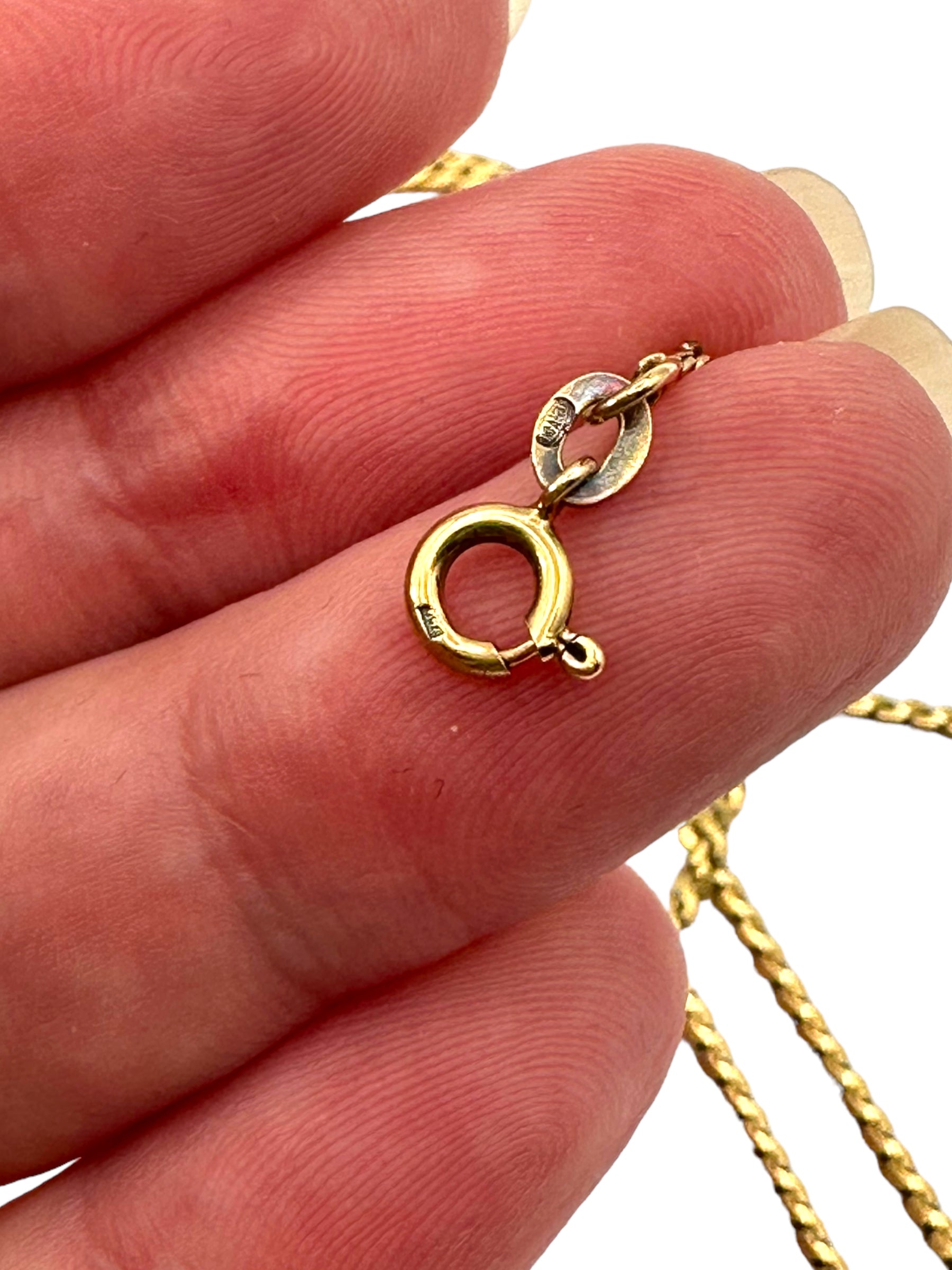 18k Uno A Erre Serpentine Link Necklace