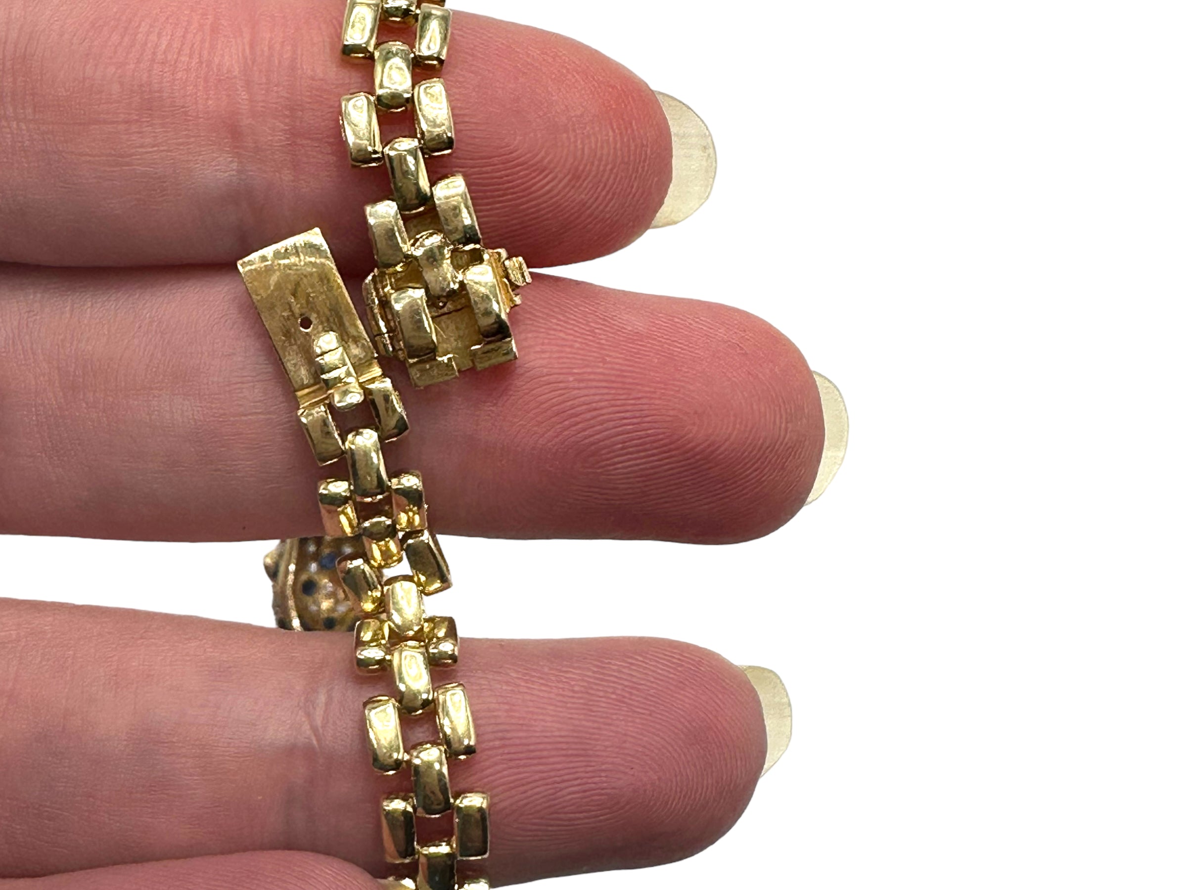 14k Panther Bracelet