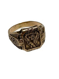 10k Art Deco Signet Ring