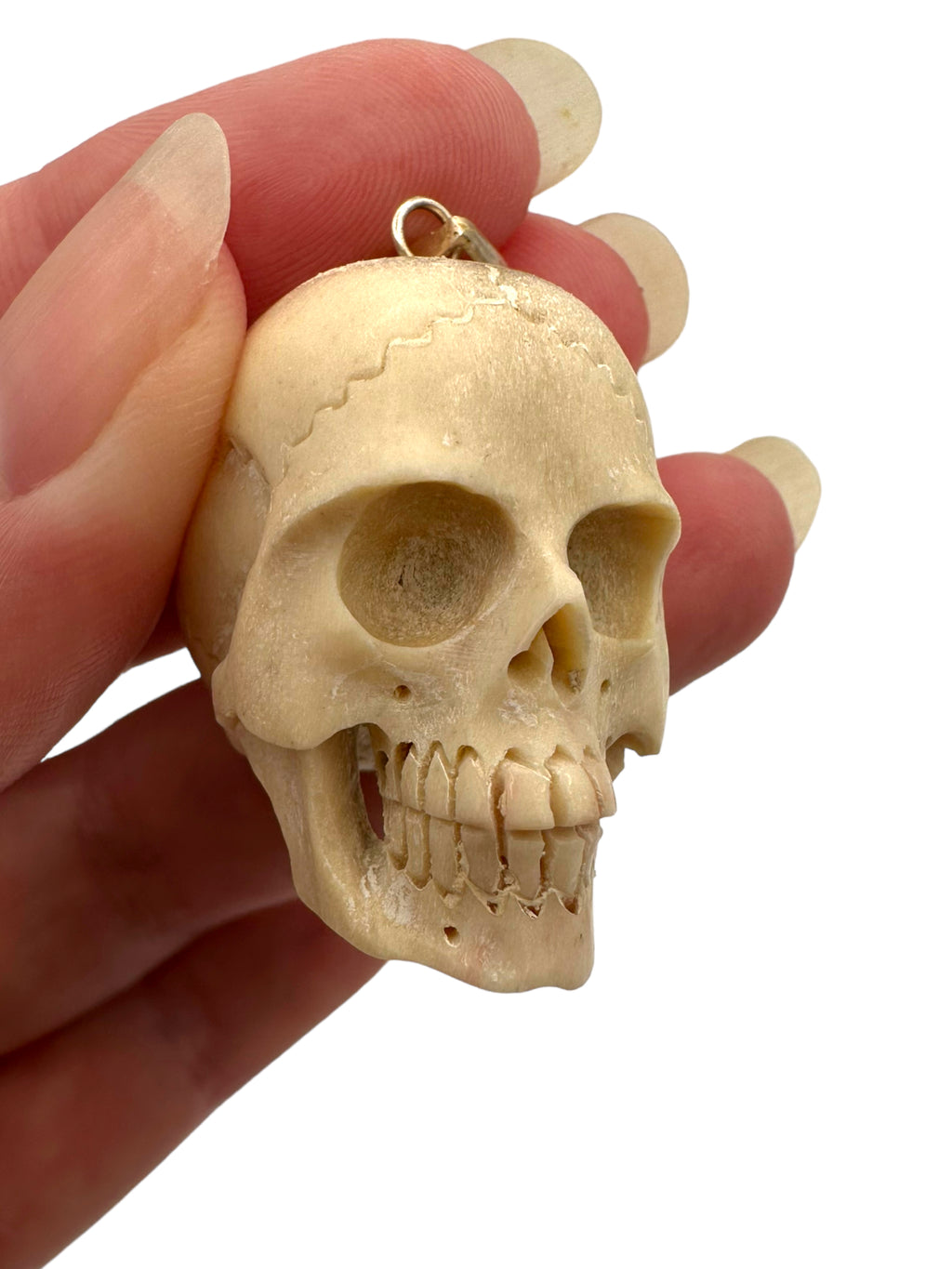 Sterling Silver Skull Pendant