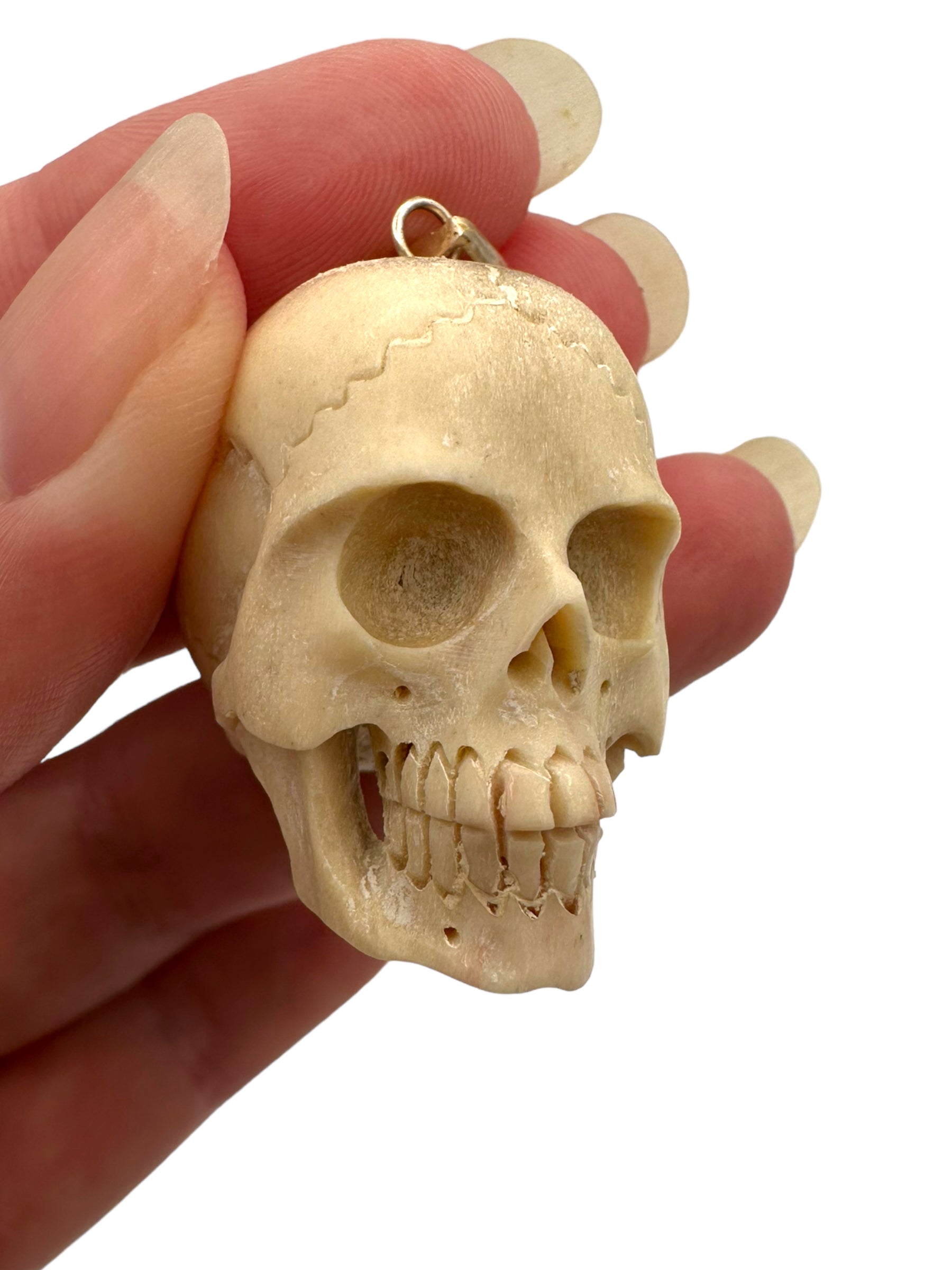 Sterling Silver Skull Pendant