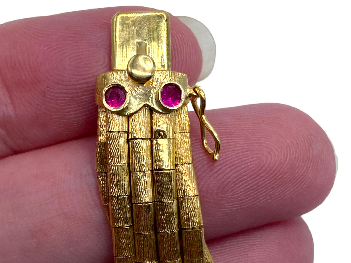 18k Retro Ruby Bracelet
