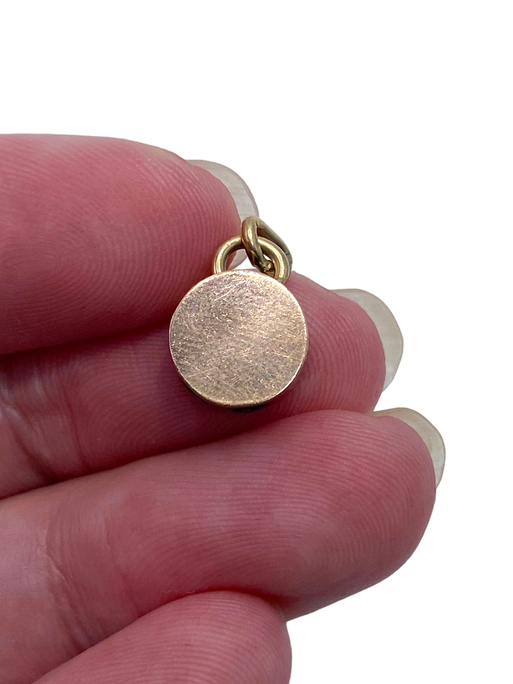 10k Victorian Slide Charm