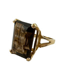14k Smoky Quartz Ring