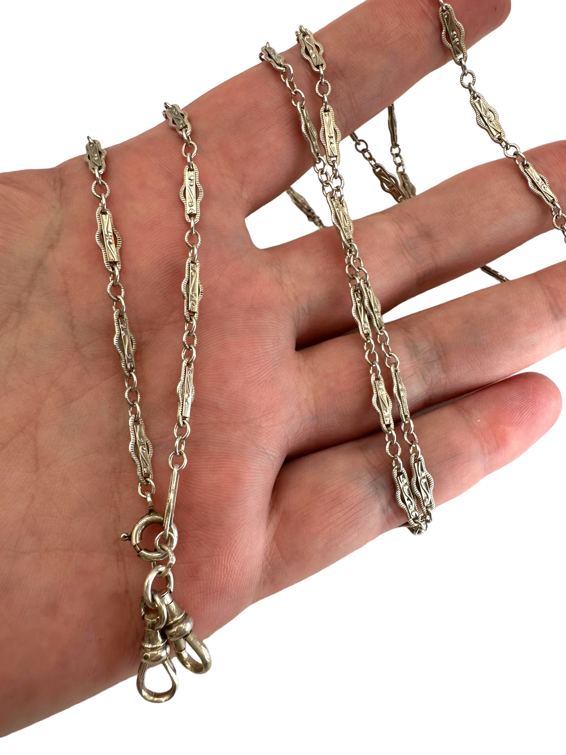 Silver Fancy Link Chain