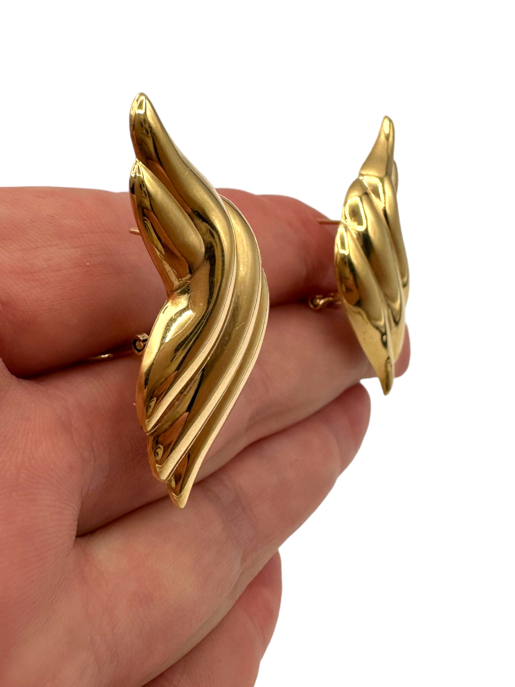 14k Wing Earrings