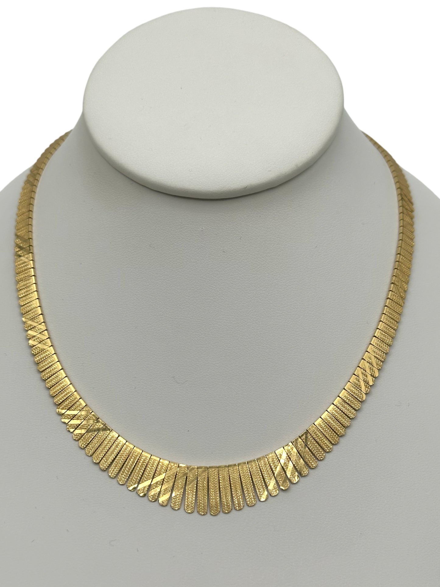 14k Cleopatra Collar Necklace