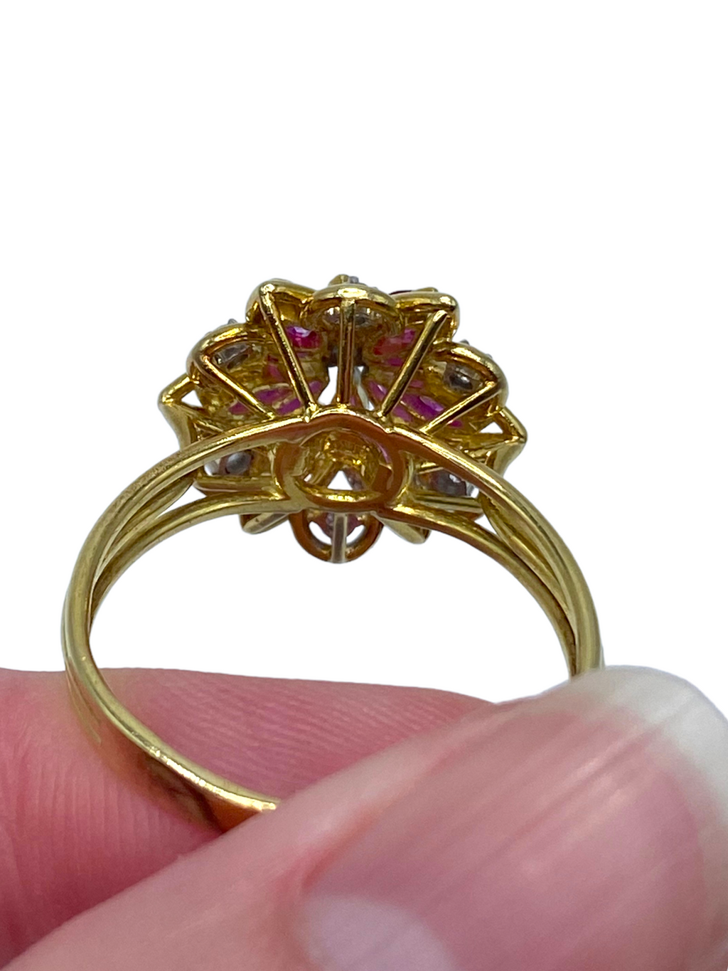 18k Ruby and Diamond Ring