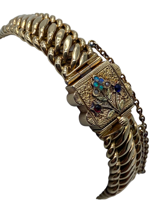 14k Victorian Style Bracelet