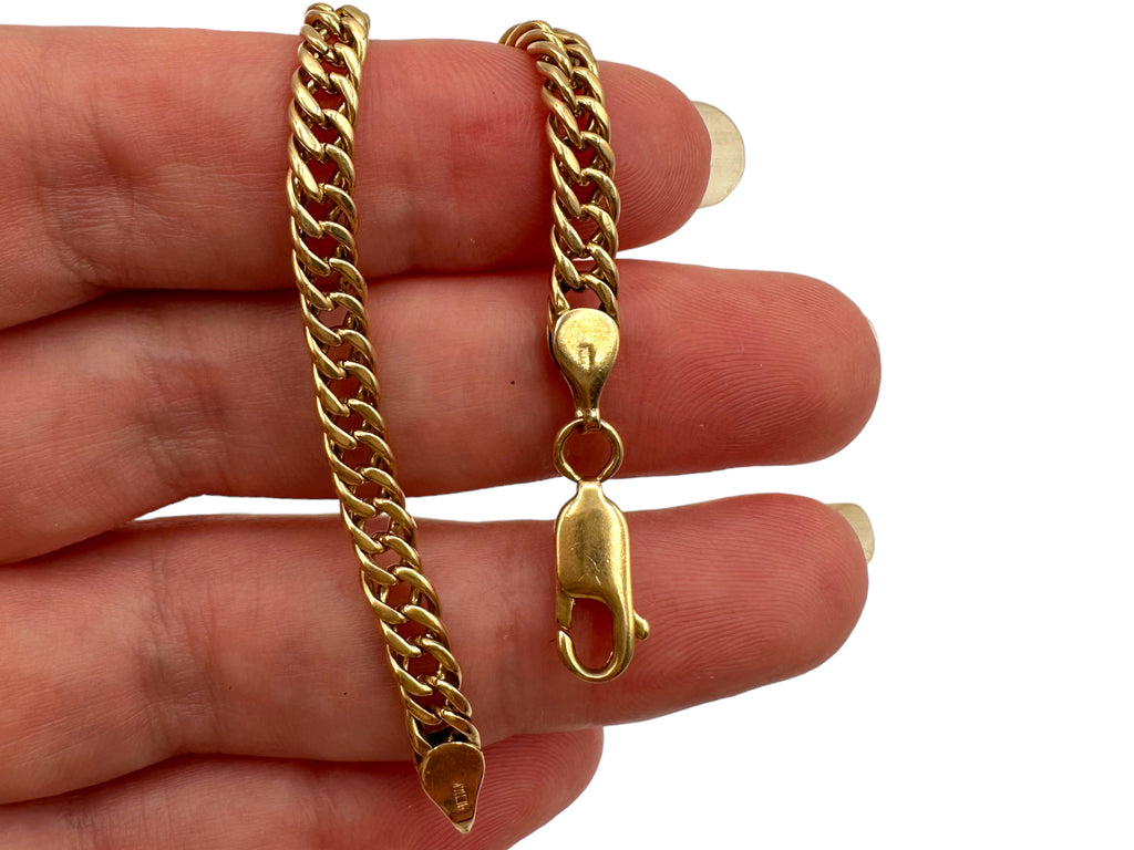 14k Curb Bracelet