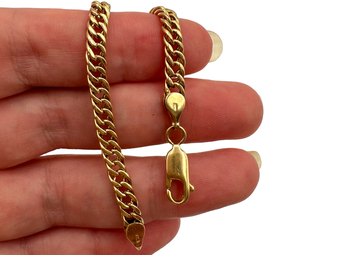 14k Curb Bracelet