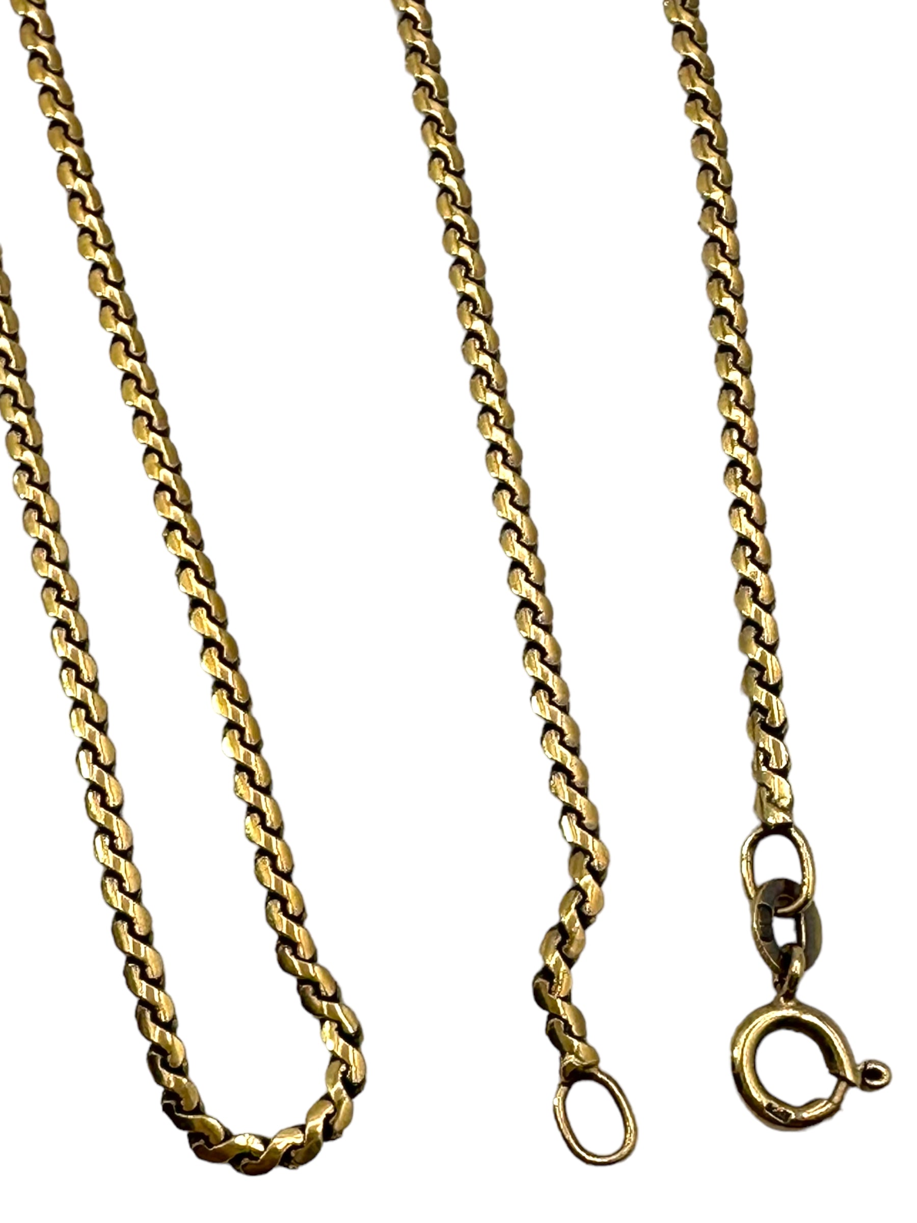 18k Uno A Erre Serpentine Link Necklace