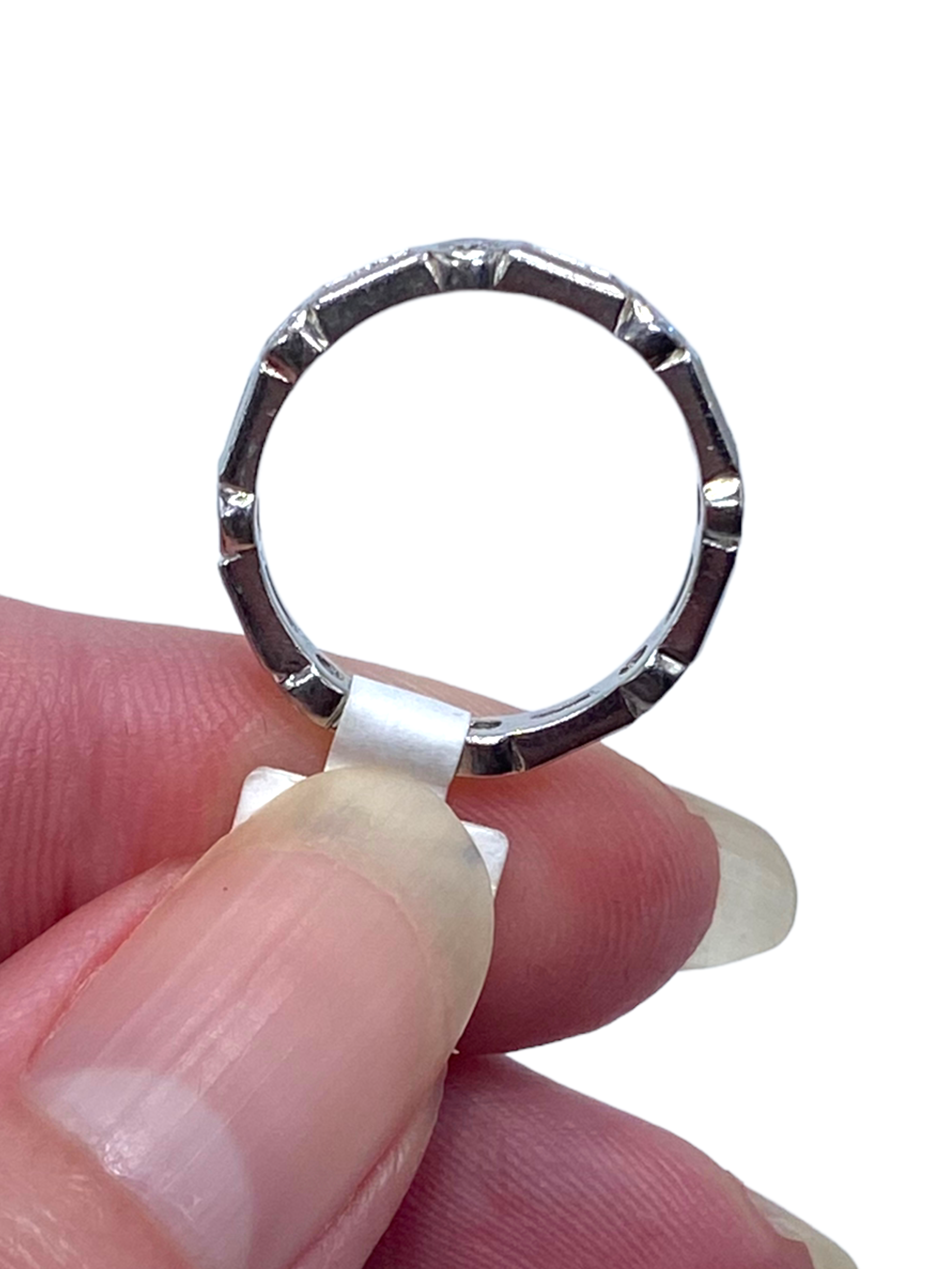 Platinum Diamond Eternity Band