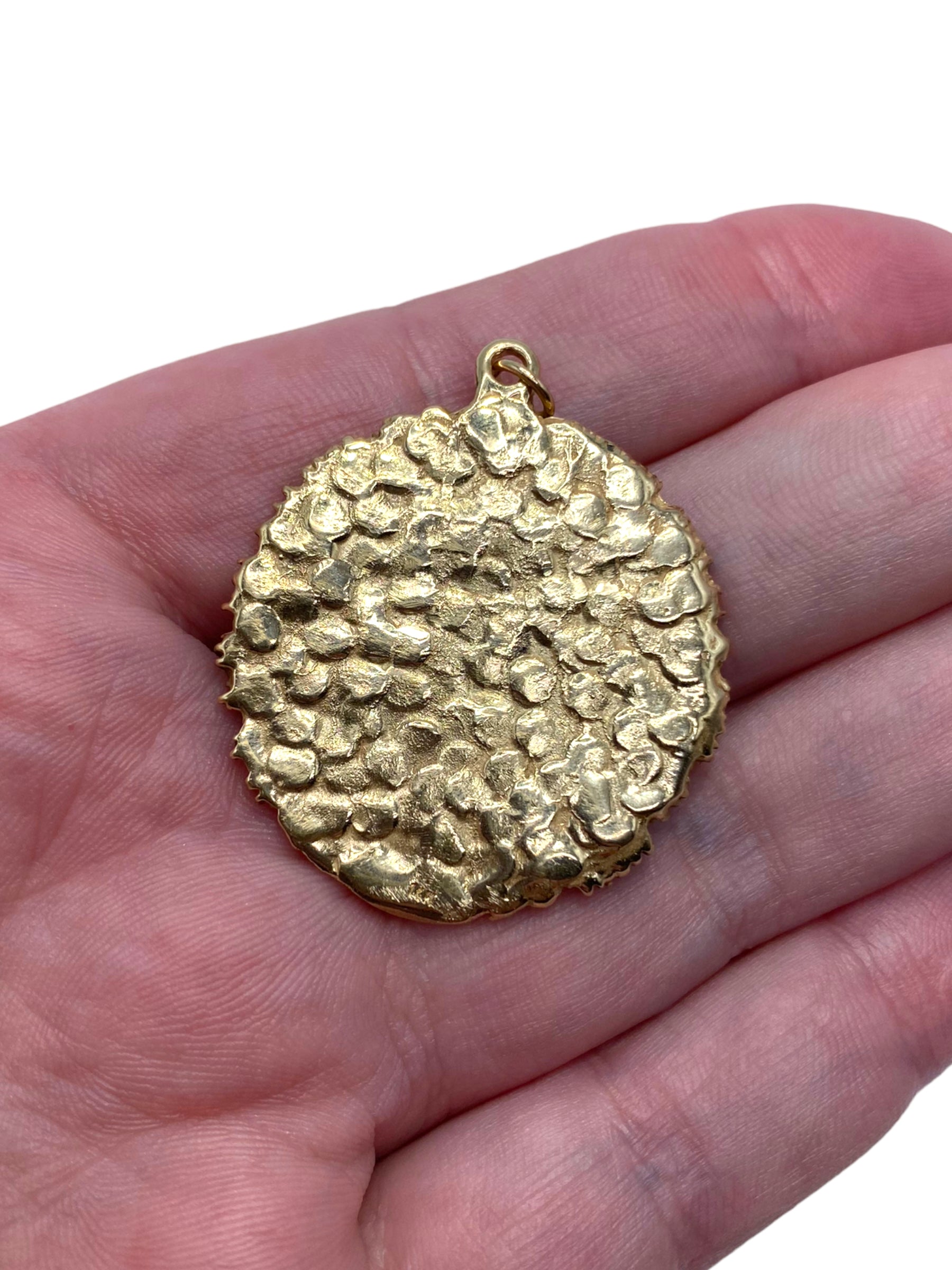 14k Sun Pendant