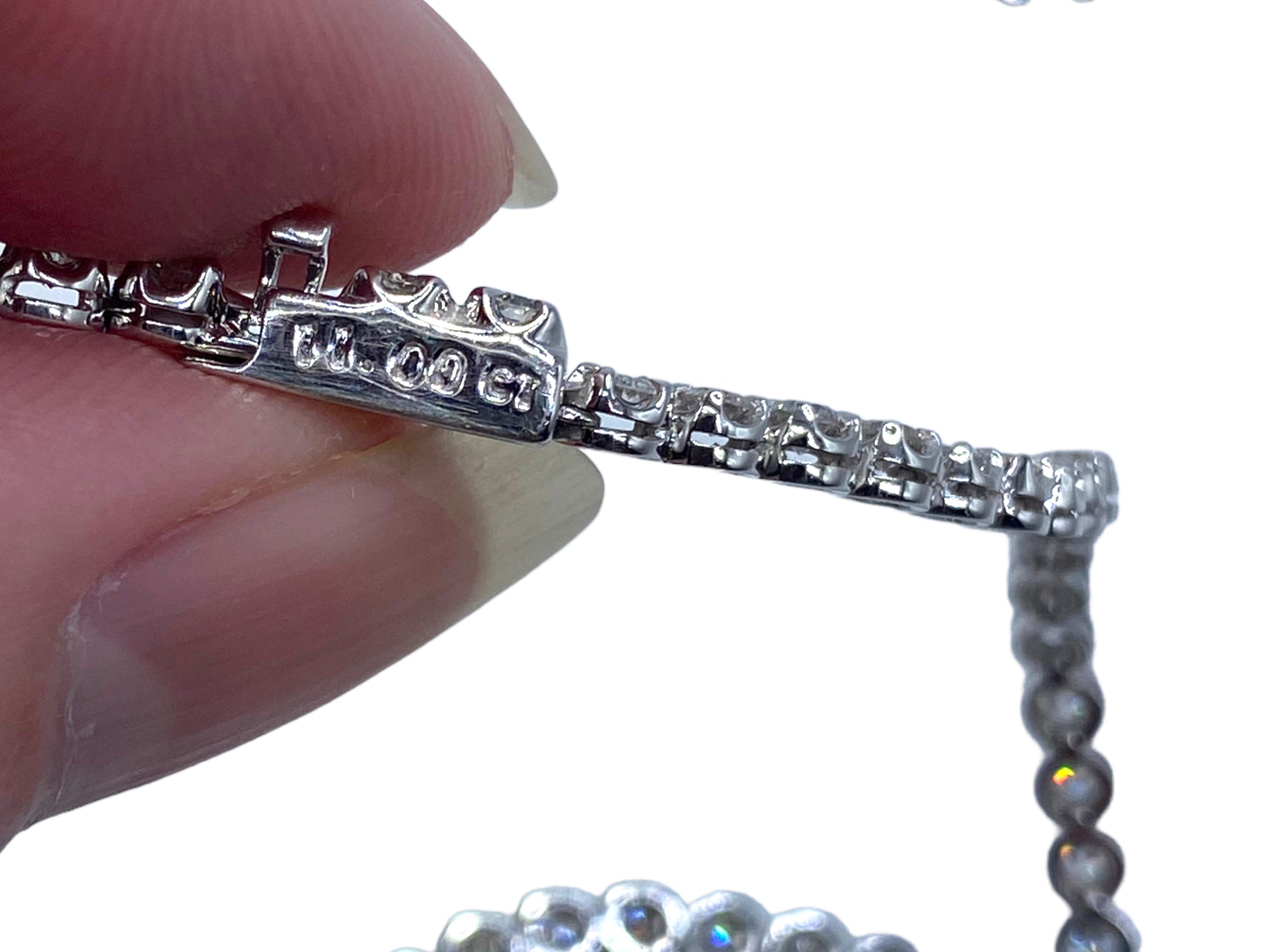 18k Opera Length Diamond Tennis Necklace