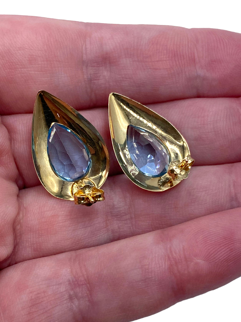 14k Topaz Earrings