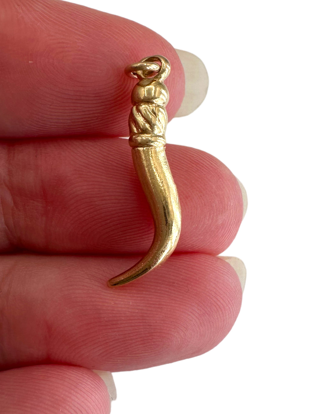 14k Cornicello Charm